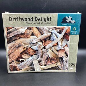 Driftwood Delight Weathered Wonders 550 Piece Jigsaw Puzzles That Rock Beach NEW